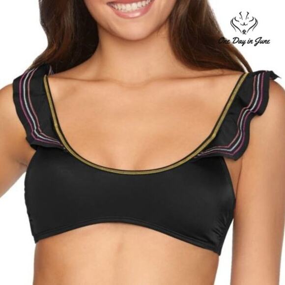 Arizona Jean Co. Juniors Bralette Bikini Top Size M - Picture 1 of 2